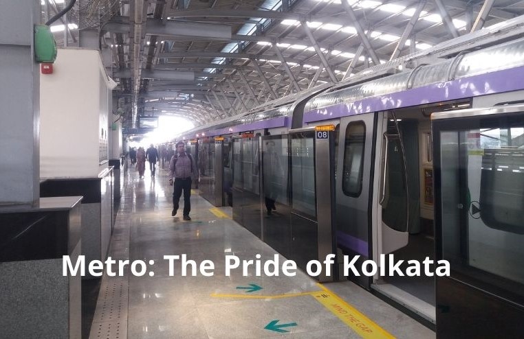 Kolkata Metro Station Platform. Kolkata-East-West-Metro